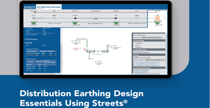 Distribution Earthing Design Essentials Using Streets Distribution Designer™ SCDED1001